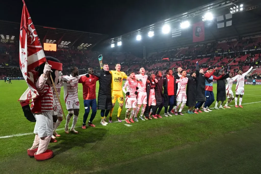 Brest's Players Celebrating