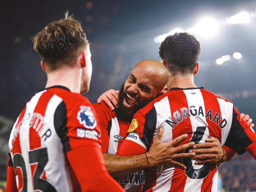 Premier League Weekend Preview: 10 Eye opening Moments. 7 Brentford Players Celebrating.