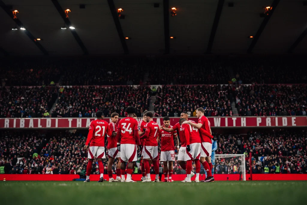 Explosive Premier League Match week 23 Showdown: Saturday's Predictions Unveiled! 1 Nottingham Forest players celebrating