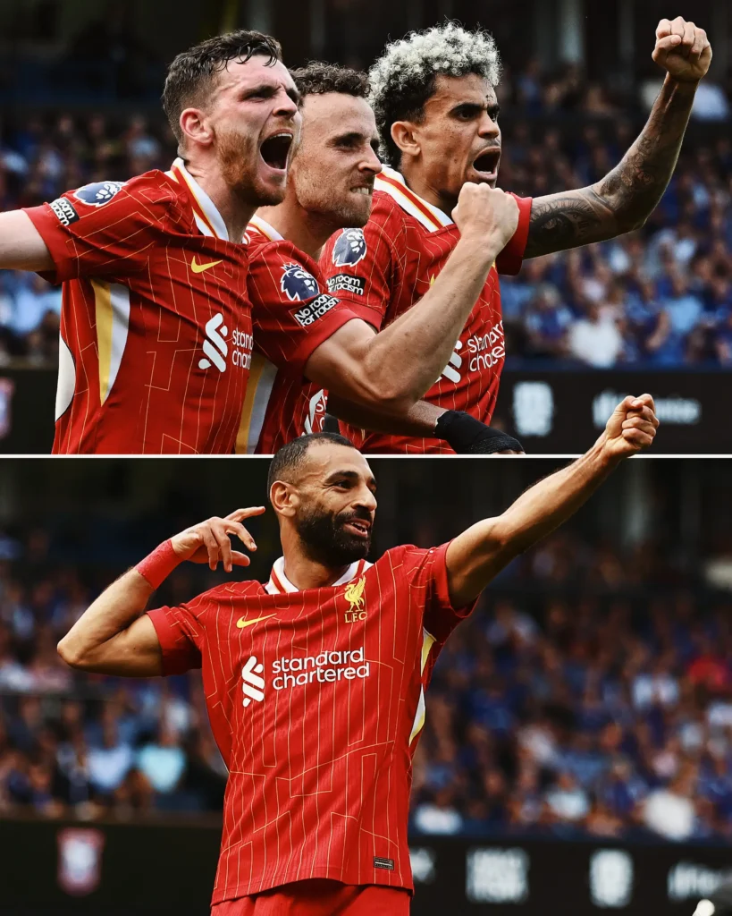 Explosive Premier League Match week 23 Showdown: Saturday's Predictions Unveiled! 3 Liverpool's Players Celebrating ina Grand Premier League win