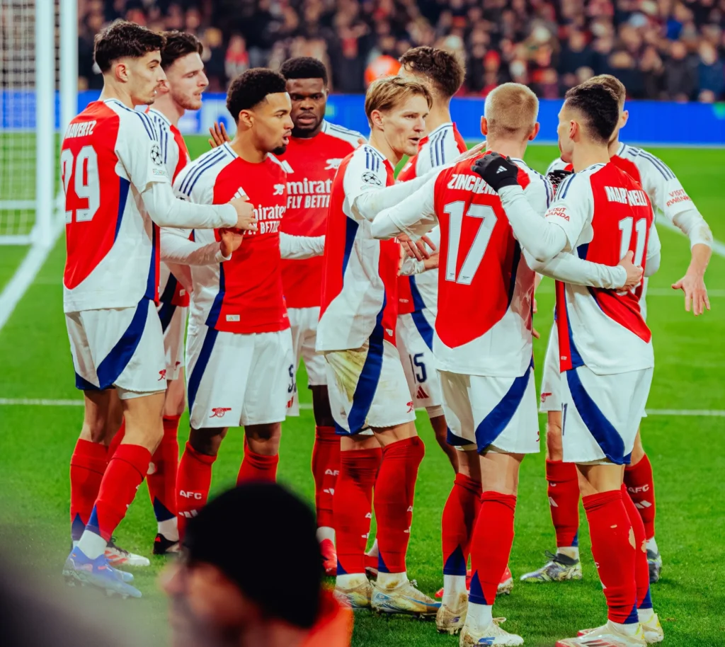 Explosive Premier League Match week 23 Showdown: Saturday's Predictions Unveiled! 5 Arsenal's Players Celebrating in Premier League