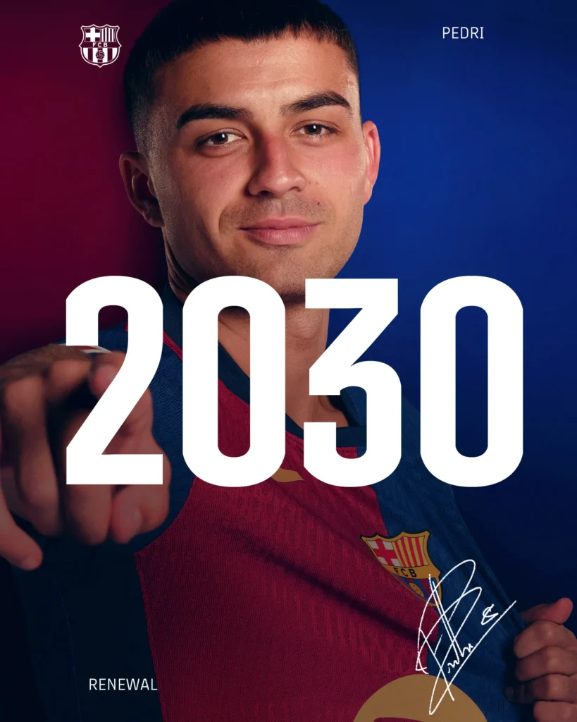 Breaking News: Pedri Commits to Barcelona Until 2030! 1 Pedri Barcelona Contract Renewal.
