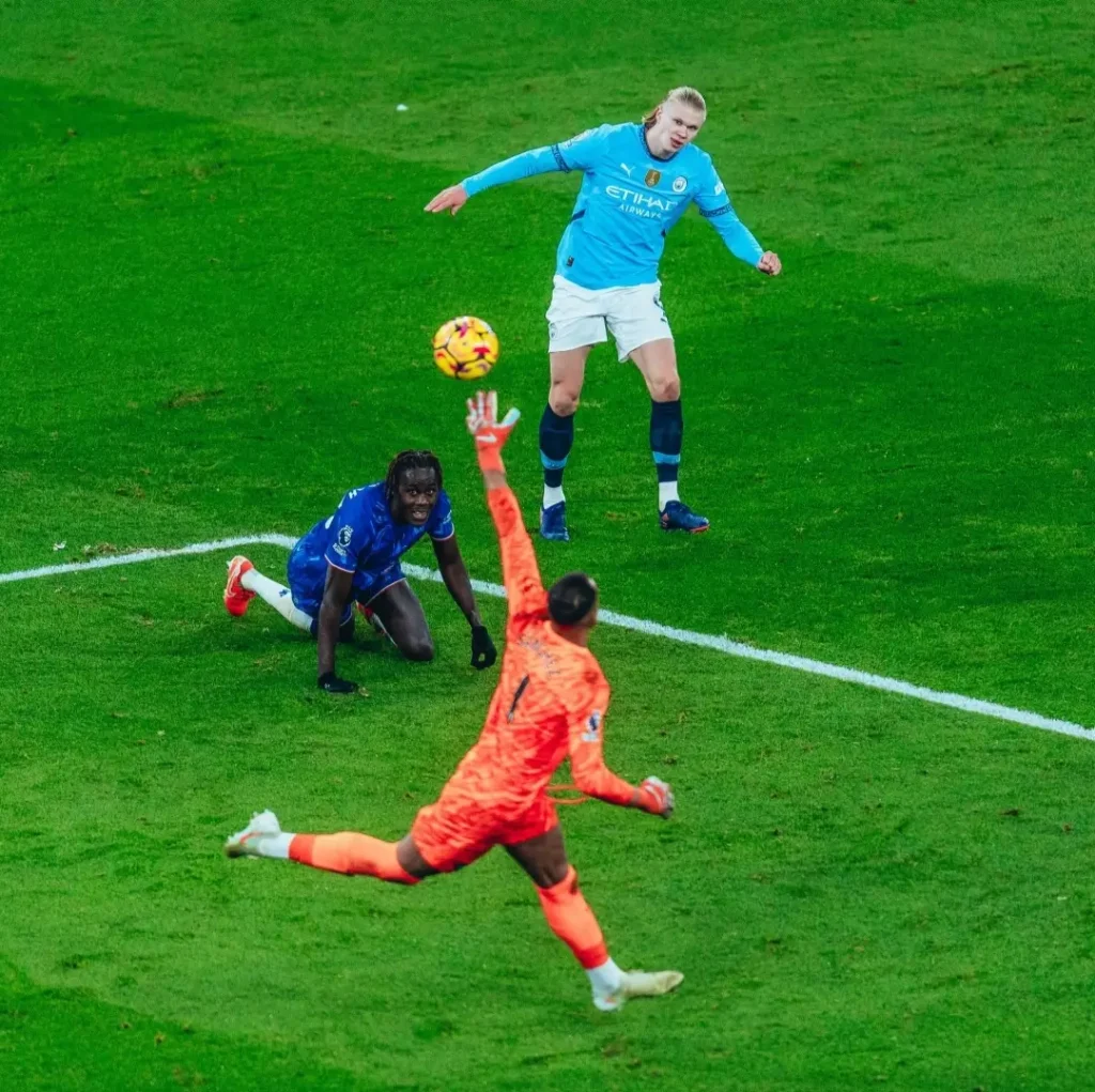 Superb Comeback: Haaland and Foden Propel Manchester City Past Chelsea! 1 Haaland's goal