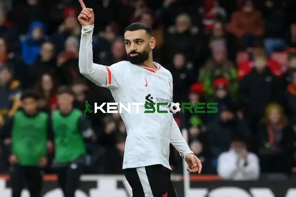 Mohamed Salah Soars to Sixth in Premier League's All-Time Goalscorers! With 2 Goals against Bournemouth 2 20250201 182351