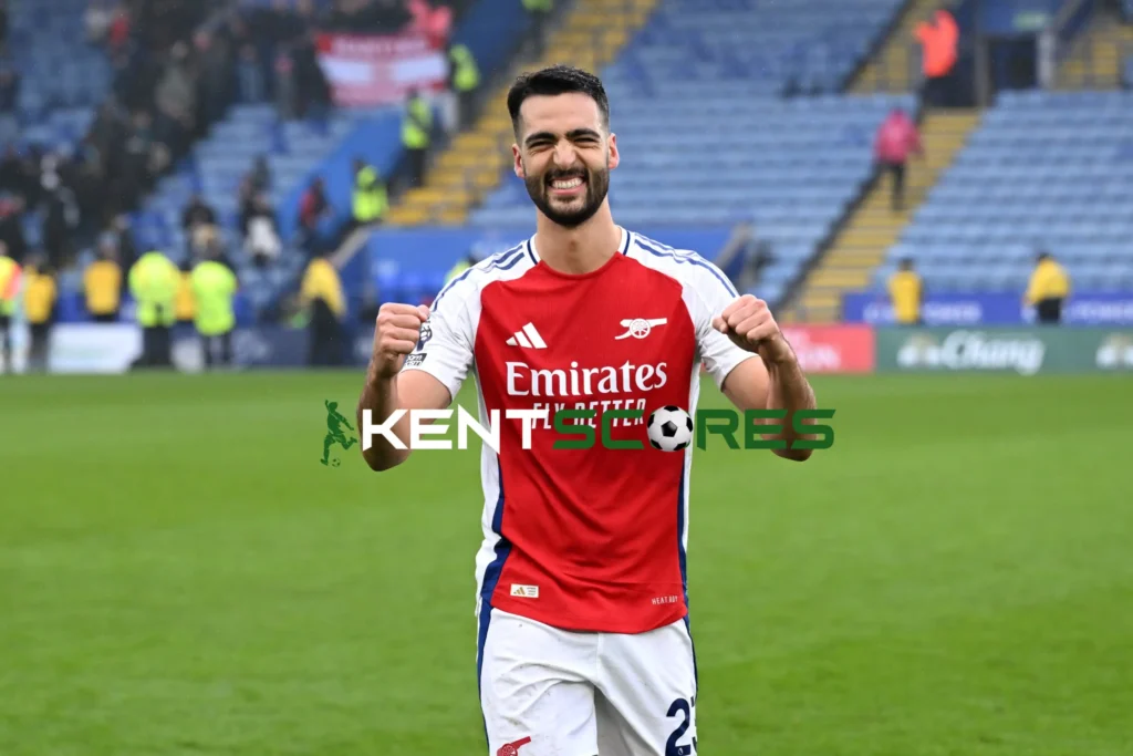 Arsenal's 2-0 Triumph Over Leicester: Merino's Heroics and Nwaneri's Brilliance Shine Amidst Sterling's Struggles 6 20250215 213338