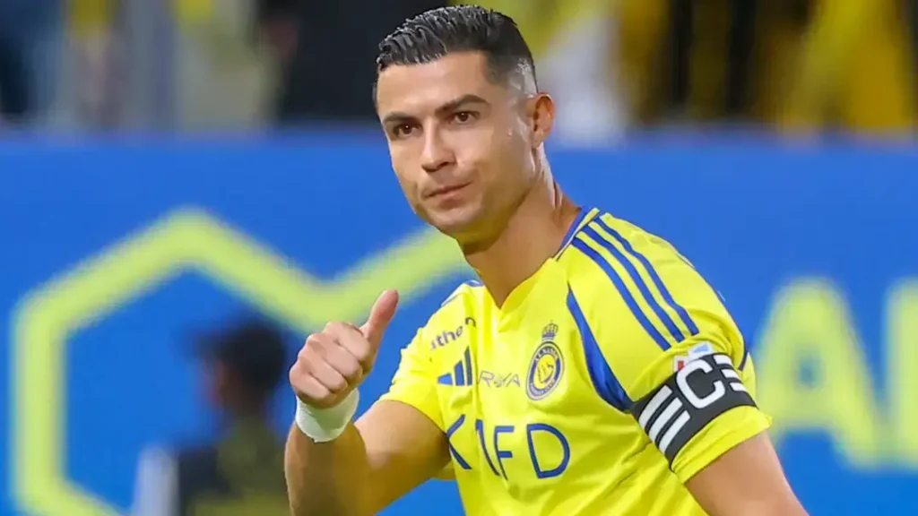 Shocking Revelation: Cristiano Ronaldo Claims to be the Ultimate GOAT Over Messi, Maradona, and Pelé 3 The GOAT in Al Nassr Shirt