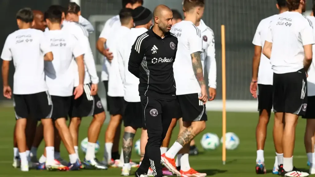 Shocking Setback: Lionel Messi Potential Absence Looms Over Inter Miami's MLS Season Opener 2 Mascherano's inter miami training session