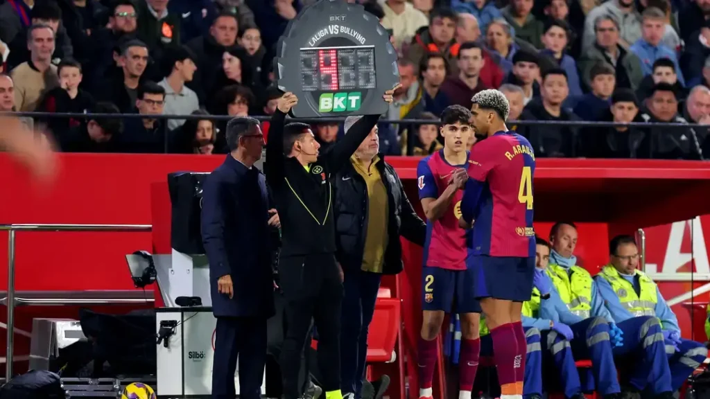 Barcelona's Thrilling 4 - 1 Triumph Over Sevilla: A Rollercoaster Ride of Goals, Drama, and Resilience 2 Barcelona's third change