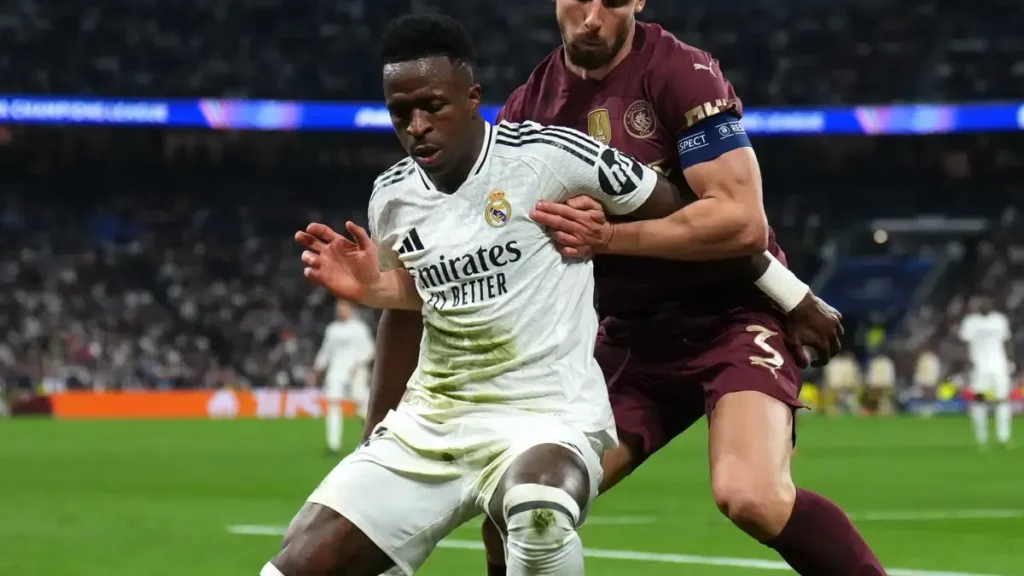 Real Madrid vs. Manchester City: Kylian Mbappé's Hat-Trick Masterclass Decimates Cityzens 2 Vinicius Jr in intense battle