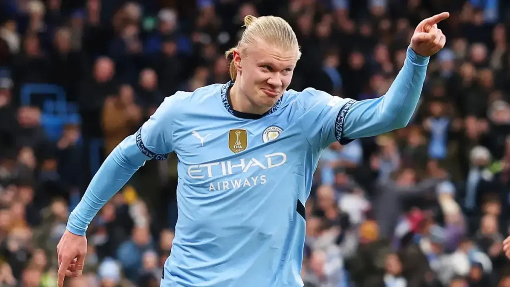 6 Unstoppable Reasons Why Man City Can Crush Real Madrid in the Champions League Showdown 2 Manchester city Haaland celebrates