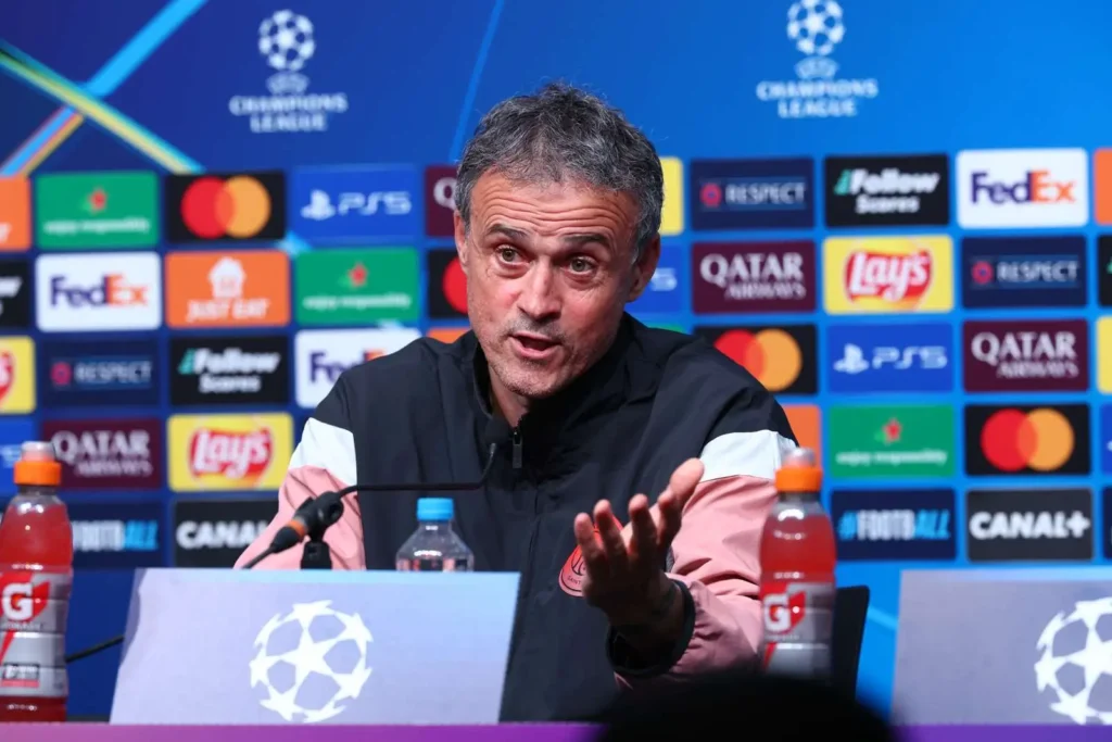 Dazzling Double for Dembele: PSG's Triumph Over Brest in 3 - 0 Champions League Clash 2 Luis Enrique's post match interview