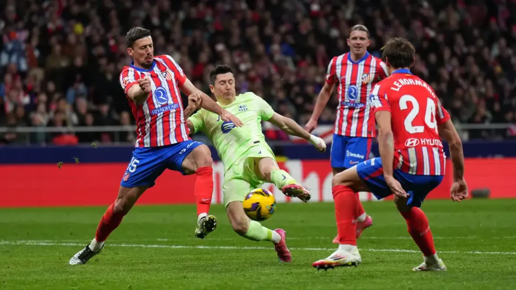 Unbelievable Comeback! Barcelona's Sensational Victory Over Atlético Madrid 1 Lewandowski against athletic