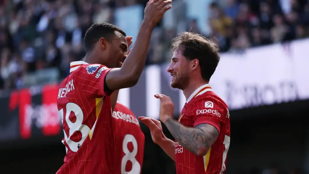 Fulham Stunning Ambush: Did Liverpool’s Title Dreams Just Take a Fatal Hit? 1 Mac Allister's Goal