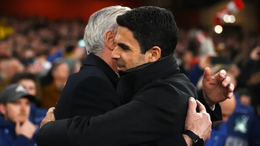 Rice Shatters Real Madrid’s Hopes: Arsenal’s Glorious Night Ignites Title Dreams! 4 Ancelotti and Arteta