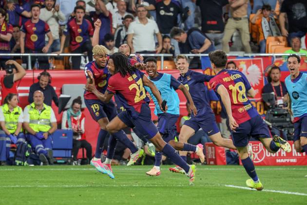 Koundé's Killer Strike: Barcelona's Dramatic Copa del Rey Triumph Over Real Madrid 1 Kounde’s magic goal