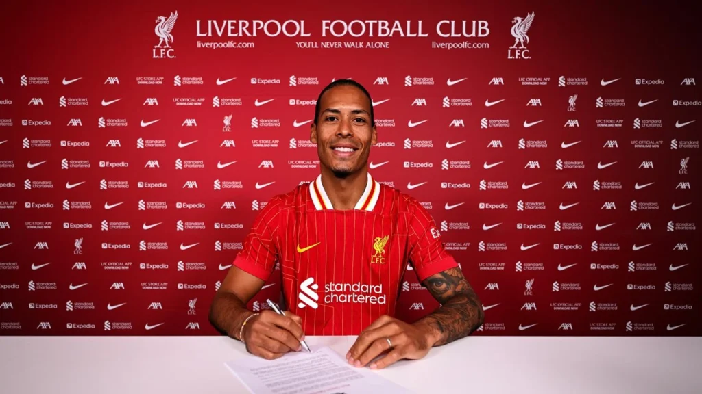 Salah & Van Dijk Sign On: Liverpool’s Title Dream Soars! 3 VIRGIL VAN DIJK CONTRACT RENEWAL